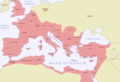 Map of the Roman Empire 116