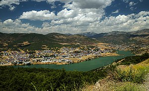 Vista da cidade de Tunceli