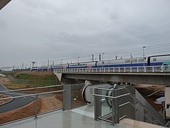 Aperçu de la desserte par une rame TGV Réseau Duplex.