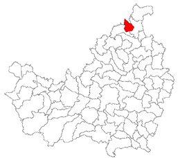 Câțcău – Mappa