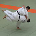 Image 42Harai goshi (払腰, sweeping hip), a koshi-waza (from Judo)