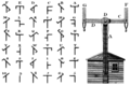 Image 62Code of letters and symbols for Chappe telegraph (Rees's Cyclopaedia) (from History of telecommunication)