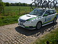 Team car Orica-GreenEDGE-ParisRoubaix