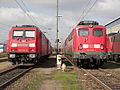 50. KW BR 185 und BR 140 in Mannheim