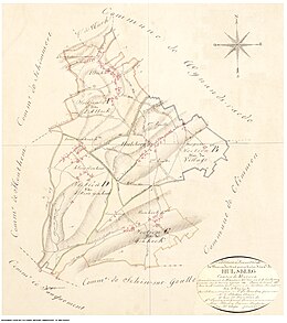 Kadastrale indeling gemeente Hulsberg 1819