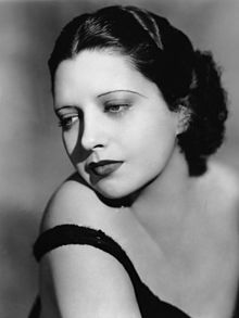 L'actriz Kay Francis en una imachen de 1935.