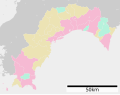 Map of Kochi Prefecture