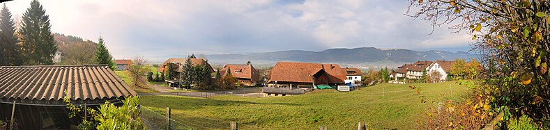 Aussicht Oberdorf Richtung Nordwest