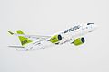 frontside, white sky, airBaltic