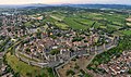 * Nomination: Aerial panorama of Cité de Carcassonne. Already used as the main infobox image for Carcassonne for years in many languages. Perfectly depicts the entire subject and allows users to clearly see the difference between the fortress and town around (both called Carcassonne). By User:Chensiyuan --Lynx1211 16:44, 19 September 2024 (UTC) * * Review needed