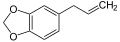 Deutsch: Struktur von Safrol English: Structure of safrole