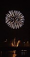 Fireworks over Duisburg-Ruhrort, Germany