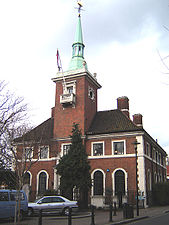 The Norwegian seaman's church in Rotherhithe, London.