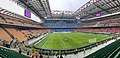 Vue depuis la Curva Nord de l'Inter Milan