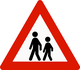 Norway children crossing sign.