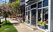 Ohio City in the Spring, near the corner of West 28th Street and Bridge Avenue