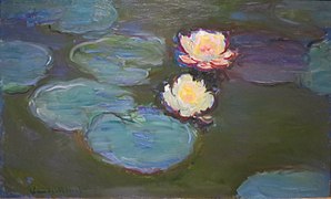 Um dos qudros da série Les Nymphéas de Claude Monet.