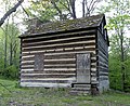 The Walker-Ewing-Glass Log House, located on Pinkerton Run Road, is the 1780s log house that gives Settler's Cabin Park its name.