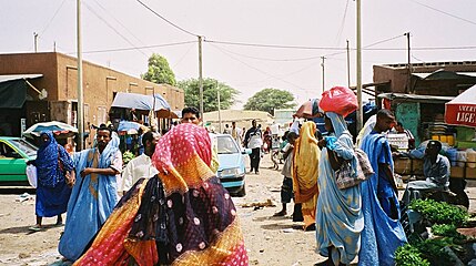 Le marché de Nouackhott (en bordure du marché couvert)