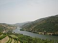 The Upper Douro valley where Port wine grapes grow