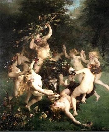 Il trionfo di Sileno (1871)