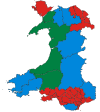 Etholaethau seneddol yng Nghymru yn ôl plaid 2017