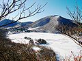 Lake Ōno and Mount Jizo in winter