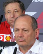 Jean Todt et Ron Dennis.