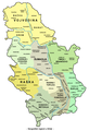 Geographical regions of Serbia-detailed