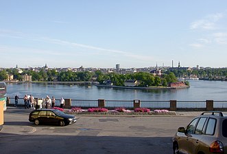 Utsikt från Per Anders Fogelströms Terrass.