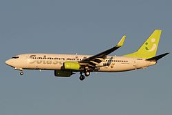 Boeing 737-800 der Solaseed Air