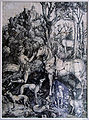 Saint Eustace, Albrecht Durer, c. 1501, engraving in many places