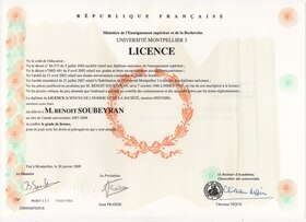 Image illustrative de l’article Licence d'histoire