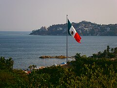 Asta de la Bandera de México.