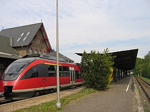 Station Overath, perronzijde