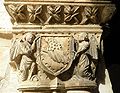 Coat of arms of Juana Manuel de Villena. (Iglesia de Santa María la Real de Nieva, provincia de Segovia).