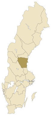 Lage von Hälsingland in Schweden