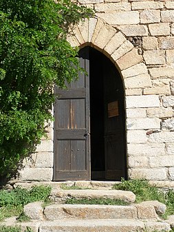 La porte d'entrée, au sud.