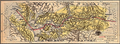 English: This elevation map of the Panama Canal, prepared in 1923, shows the topography of the region through which the canal was cut.