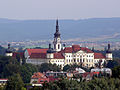 Klášter Hradisko – celkový pohled od jihozápadu