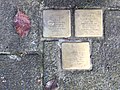 Stolpersteine (pavés de mémoire) à Leyde par rapport à Adolf Mohr (1872-1944), Gabriele Mohr-Kaufmann (1886-1944) et Herta Mohr (1914-1945)