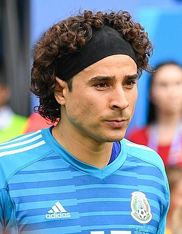 Ochoa tijdens het wereldkampioenschap voetbal 2018