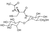 Strukturformel von Mycothiol