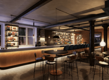 Bar render at The Ministry, 79 Borough Road