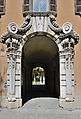 Baroque portal, Palazzo Bruni Conter in Brescia