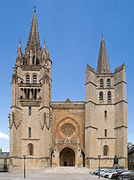 Basilique-cathédrale Notre-Dame-et-Saint-Privat de Mende (vue générale).