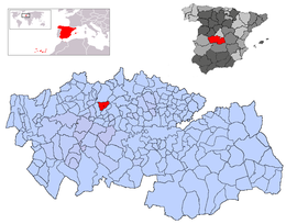 El Casar de Escalona – Mappa