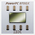 PowerPC 970GX, що є одноядерною версією 970MP.