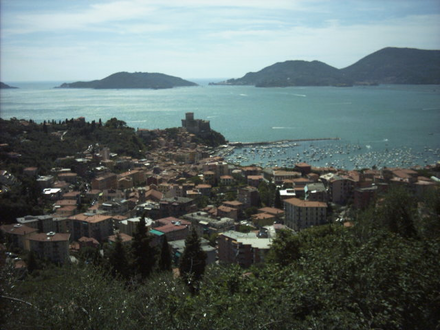 Golfo dei Poeti, Vista dall'alto di Lerici.