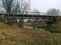 Polski: Most kolejowy w Hajnówce na linii do Lewek, na rzece Leśnej Prawej English: Railway bridge in Hajnówka (POLAND) on railway to Lewki, over Leśna Prawa river Camera location 52° 44′ 16.8″ N, 23° 34′ 15.6″ E    View all coordinates using: OpenStreetMap